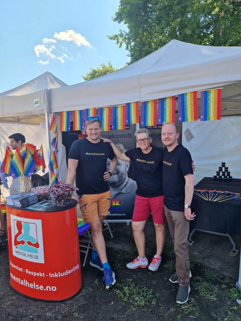 Mental Helse på Oslo Pride 2023.