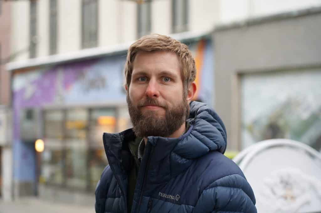 Kenneth Pedersen, teamleder for sidetmedord.no. (Foto: Emilie Gjengedal Vatnøy)