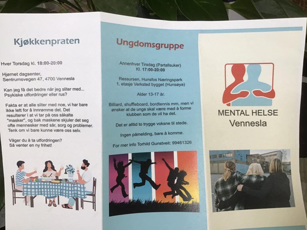 Brosjyre som viser tilbudene i MH Vennesla
