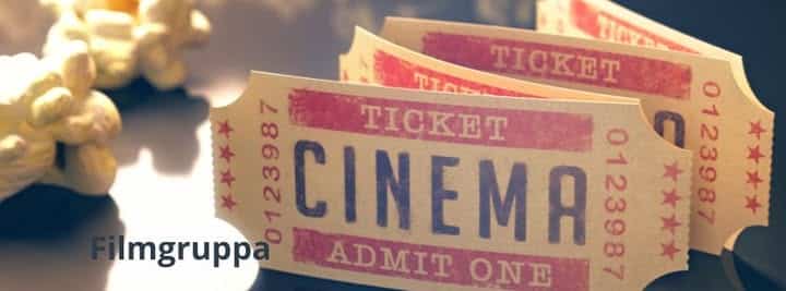 Illustrasjon av kinobilletter for filmarrangement