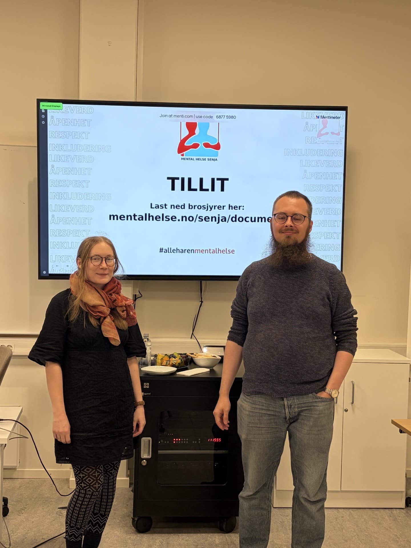 Mental Helse Senja ledet en workshop med tema "Tillit" på arrangement for ungdom i regi av MOT og SalMar på Finnsnes 20.august 2026.